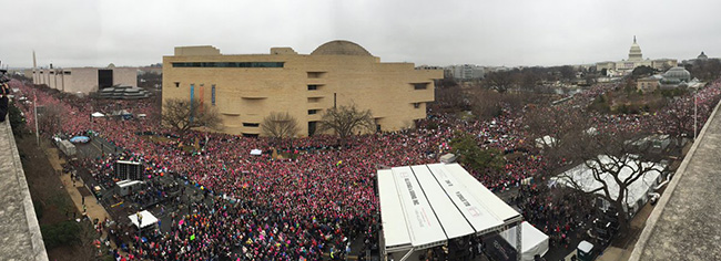 Плаћени протест против Трампа у Вашингтону окупио 500.000 женских и мушких либерала