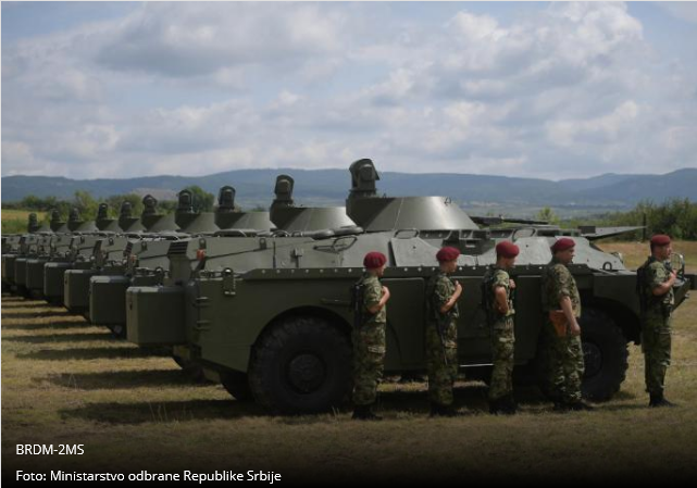 Русија у Нишу предала Војсци Србије 19 тенкова "Т-72МС" са активним оклопом (видео)